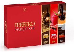 Caja de Bombones Ferrero Prestige T-21 (21 unidades). Surtido de Bombones Ferrero