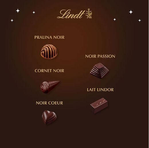 Lindt Sweet Wishes cioccolatini neri