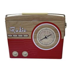 Lata bombones praliné leche 'Radio' roja 300g de Chocoday