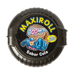 Chicle Boomer Maxiroll Cola. 180cm de chicle (12unidades)