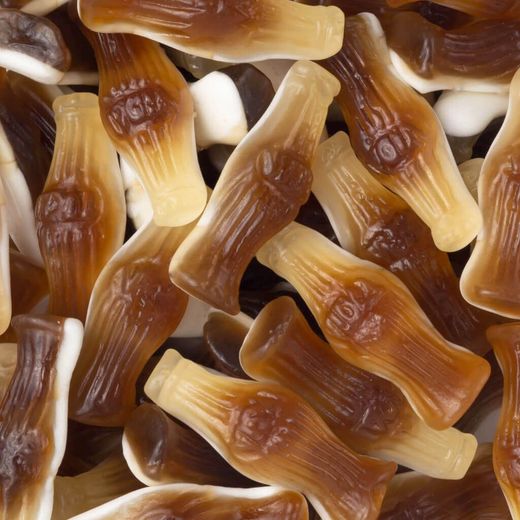 Garrafas de cola cheias de Vidal