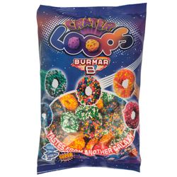 Boucles de cratère Burmar assorties. Créoles enveloppées de grains super acides de Burmar