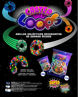 Boucles de cratère Burmar assorties. Créoles enveloppées de grains super acides de Burmar