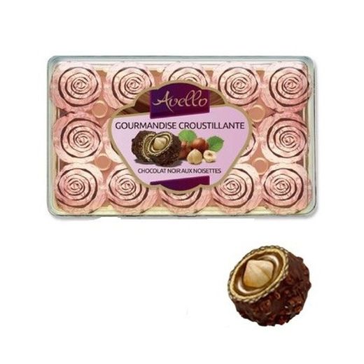Caja Bombones Choco Negro Avello 200Gr