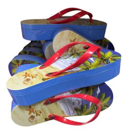 Caja Bombones Lata Chancleta Flip Flop (150gramos) de Chocoday