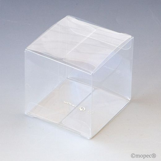 Caja Cubo Transp. 5,7X5,7X5,7Cm Min.25