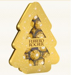Caja de bombones Arbol de Navidad de Ferrero Rocher (12 unidades)