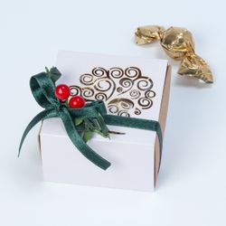 Cajita árbol de la vida decoración navideña 3 crokichocs*