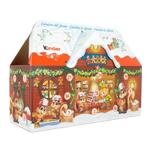 Calendario adviento casa 3D kinder (modelo aleatorio)