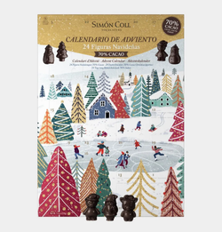 Calendario Adviento Figuras 3D Chocolate 70% (216gramos)