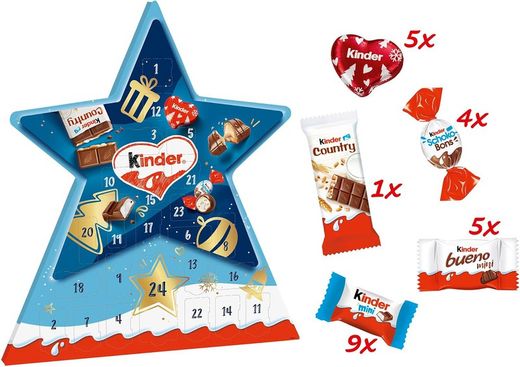 Calendario adviento kinder Estrella (149gr)
