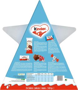 Calendario adviento kinder Estrella (149gr)