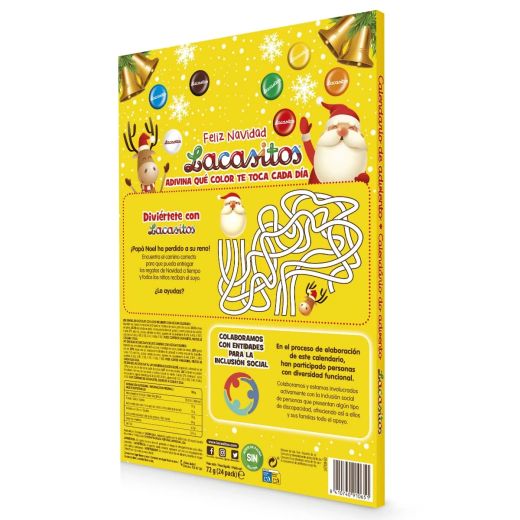 Calendario dell'avvento Lacasitos (modello random) (72gr)