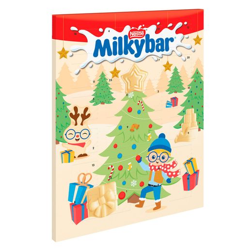 Calendario adviento Milkybar. Calendario adviento chocolate blanco