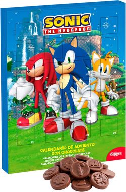 Calendario adviento Navidad Sonic (50gr)