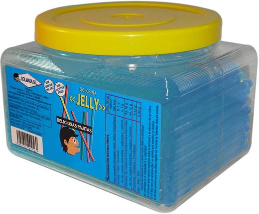 Cañas de Gelatina Blue sabor Cola (200 unidades) de Golmasa