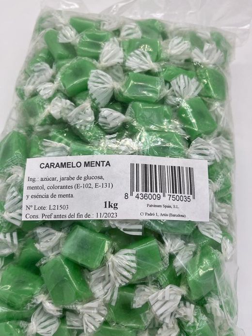 Caramelo Artesano Menta Taco de Agüera