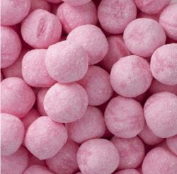 Caramelo masticable de fresa con pica pica. Rocket Balls Bolas Acidas Fresa (200 unidades) FRISIA de CFV