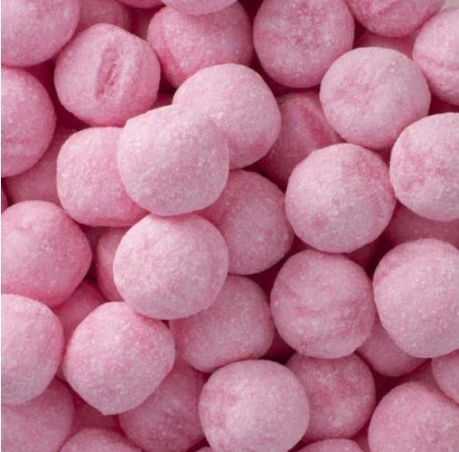 Caramelle gommose alla fragola con pica pica. Rocket Balls Palline Acide alla Fragola FRISIA di CFV