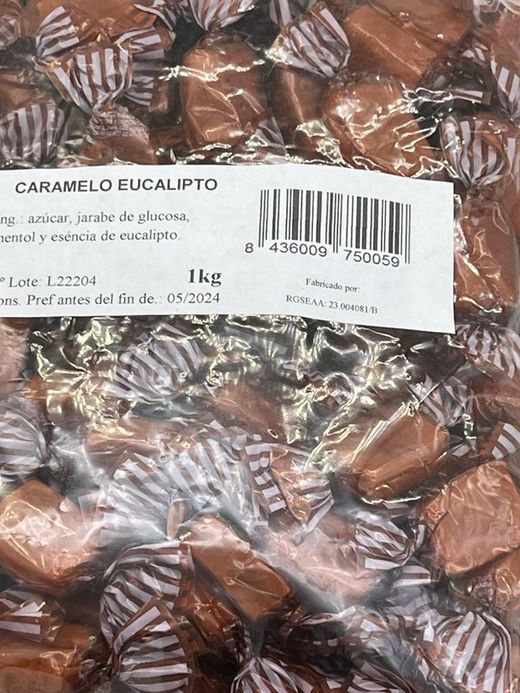 Caramelos artesano Eucalipto Taco Agüera