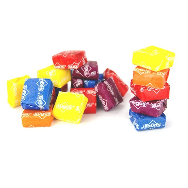 Sugus Caramelo Masticable a Base de Zumo de Frutas, Caramelos Blandos (1kg) 1kg