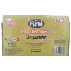 Chicle bola herramienta XTREME de Fini (200 unidades)