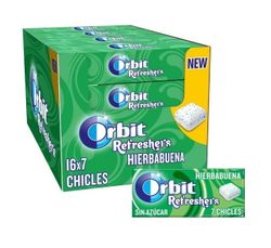 ORBIT REFRESHERS Chewing-gum à la menthe poivrée