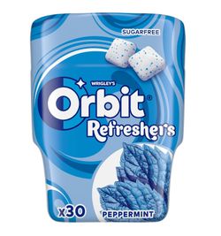Chicles Orbit Refreshers Menta 30 chicles Sin Azúcar