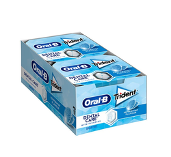 Gomma da masticare Oral B Trident White mint, confezione da 10 gomme. Gomma alla menta senza zucchero