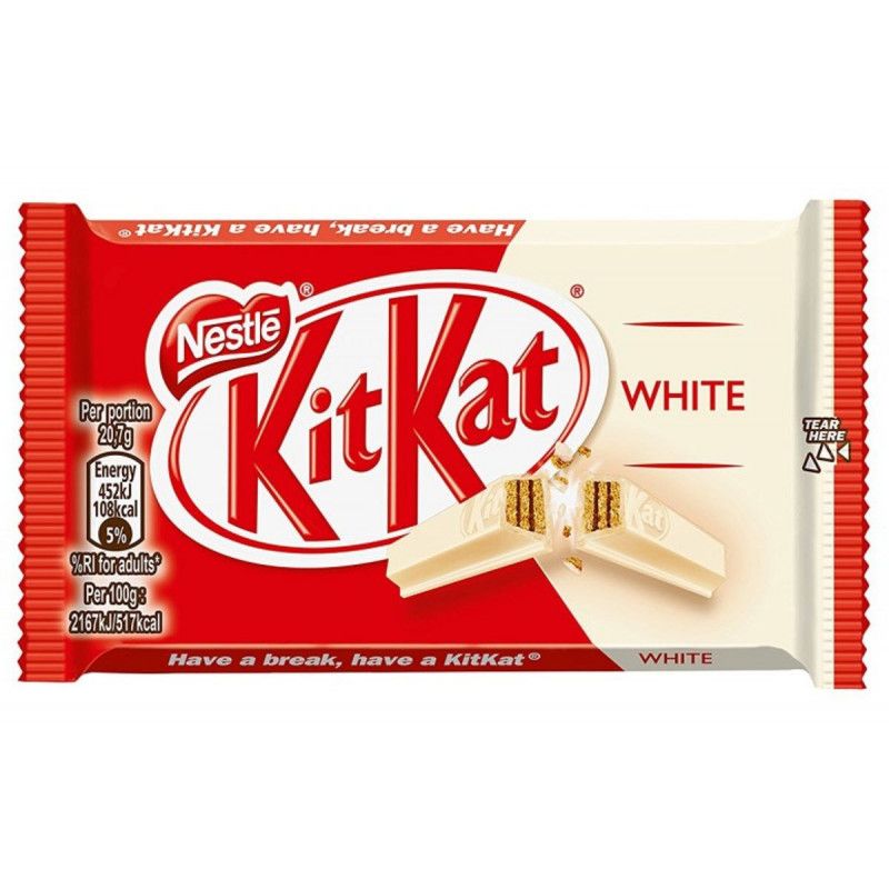 Chocolatina Kit Kat Blanco 12 unidades