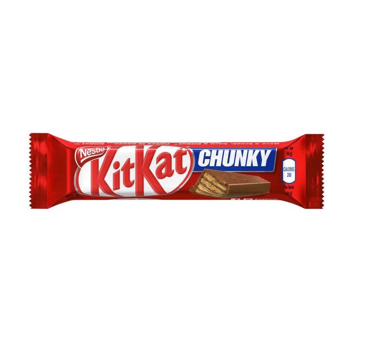 Chocolatina Kit kat Chunky 40 gramos 12 unidades