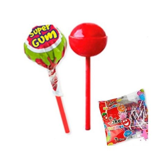 Chupa Supergum Fresa 50Uds Jake
