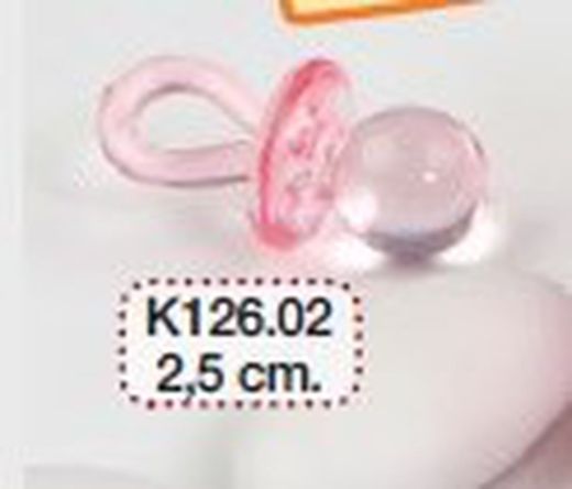 Sucette 2,5Cm Rose Prix Sac 144Uds.