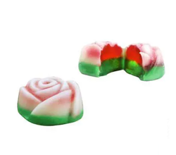 Golosinas rellenas Rosas (1kg). Rellegummys Rosas (77Un) de Jake