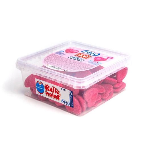 Corazones Rellenos de gelatina con Pica (75 unidades) de Vidal