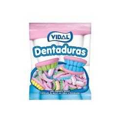 Dentaduras de espuma com Vidal pica