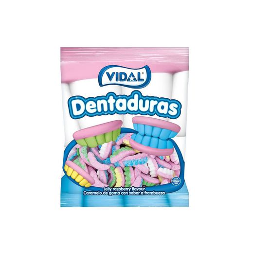 Dentaduras de espuma com Vidal pica
