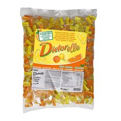 Dietorelle Naranja Y Limon (800 gramos). Caramelo masticable Dietorelle sabor a Naranja y Limón Sin Azúcar