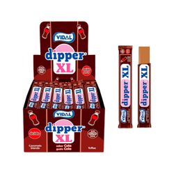 Dipper XL Cola (100 unidades) de Vidal. Caramelo masticable sabor cola pintalenguas
