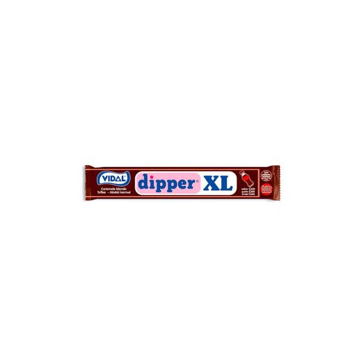 Dipper XL Cola di Vidal. Caramella gommosa al gusto di cola che si colora la lingua.