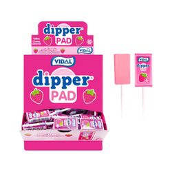 Dippers Pad Fraise 100Uds Vidal