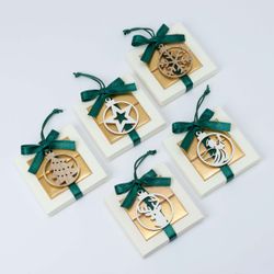 Estuche 4napolitanas colgante bola navideña 5stdo., min.10