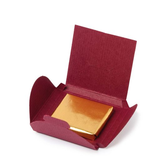 Estuche granate pinza dorada Merry Christmas y 1 napolitana*