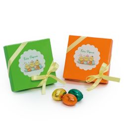 Estuche naranja y verde 8 h. praliné Bona Pasqua, min.2*