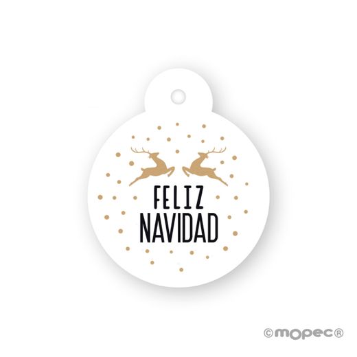 Estuche pañuelo 5 bombones tarjeta Feliz Navidad*
