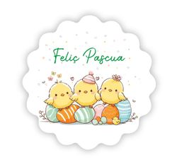 Etiqueta adhesiva Bona Pascua, hojas de 24 etiquetas