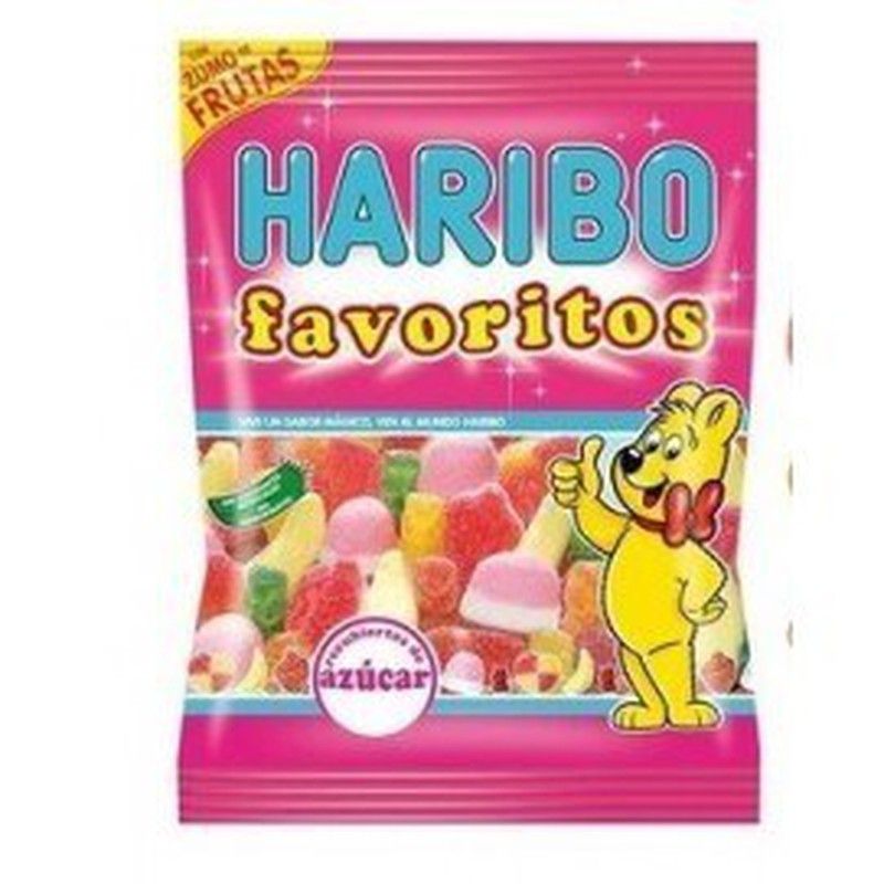 Favoritos Azucarados de Haribo 18 Bolsitas 90Gr