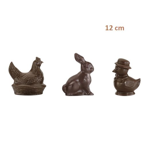 Figura chocolate negro 100 gramos de Simon Coll. Figuras de chocolate pascua
