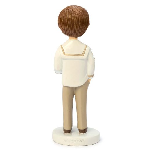 Figura Comunión marinero camisa beige mano en bolsillo