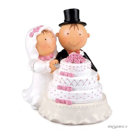Figura para tarta Pit & Pita Pastel (16 cm) de Mopec